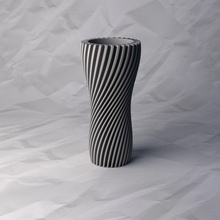 vase 103 flower plant bowl holder decoration design printed pot house decor 3d print model - Mito3D