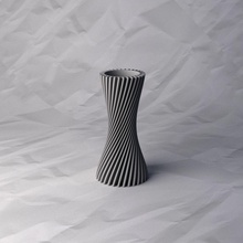Vase 104 Blume Pflanze Schüssel Halter Unterstützung Dekoration Design gedruckt Topf Haus Dekor 3d print model - Mito3D