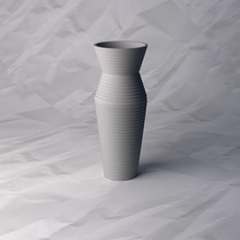 vaso 122 flor plantar tigela suporte decoração casa projeto impresso panela 3d print model - Mito3D