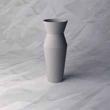 Vase 124 Blume Pflanze Schüssel Halter Unterstützung Dekoration Design gedruckt Topf Haus Dekor 3d print model - Mito3D