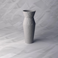 vase 128 flower plant bowl holder decoration design printed pot house decor 3d print model - Mito3D
