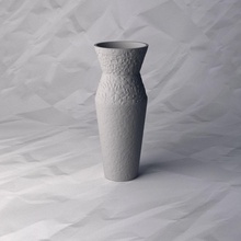 vazo 130 çiçek bitki çanak Kulp destek dekorasyon tasarım basılı tencere ev dekor 3d print model - Mito3D