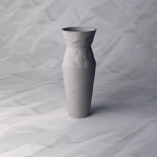 vase 137 flower plant bowl holder decoration design printed pot house decor 3d print model - Mito3D