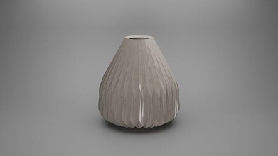 vase 1 3d impression 3dprint sculpture art décorer jardin maison accessoires 3d print model - Mito3D