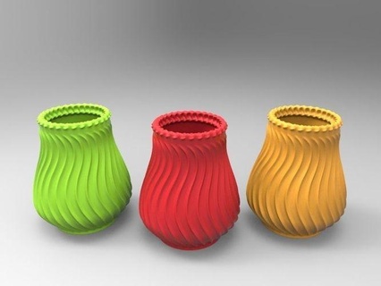 vase 1 model 3dmodel design simple house decor 3d print model - Mito3D