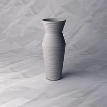 vase 153 flower plant bowl holder decoration design printed pot house decor 3d print model - Mito3D