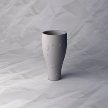 vazo 271 çiçek bitki çanak Kulp destek dekorasyon tasarım basılı tencere ev dekor 3d print model - Mito3D