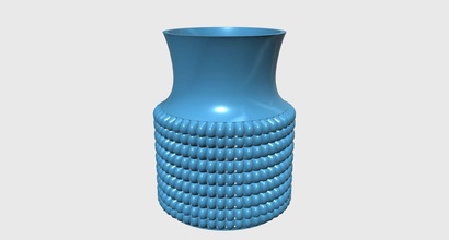 vaso 27 design arte plastica contenitore mobilia Conservazione Casa arredamento 3d print model - Mito3D