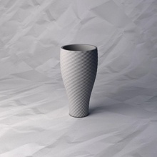 vase 280 flower plant bowl holder decoration design printed pot house decor 3d print model - Mito3D