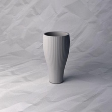 Vase 287 Blume Pflanze Schüssel Halter Unterstützung Dekoration Design gedruckt Topf Haus Dekor 3d print model - Mito3D