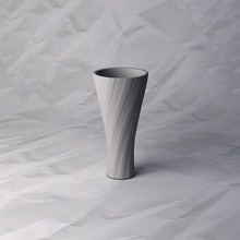 Vase 291 Blume Pflanze Schüssel Halter Unterstützung Dekoration Design gedruckt Topf Haus Dekor 3d print model - Mito3D