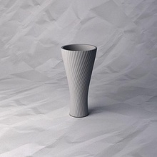 Vase 293 Blume Pflanze Schüssel Halter Unterstützung Dekoration Design gedruckt Topf Haus Dekor 3d print model - Mito3D
