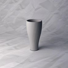 Vase 295 Blume Pflanze Schüssel Halter Unterstützung Dekoration Design gedruckt Topf Haus Dekor 3d print model - Mito3D