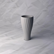 Vase 297 Blume Pflanze Schüssel Halter Unterstützung Dekoration Design gedruckt Topf Haus Dekor 3d print model - Mito3D