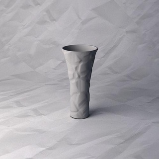 vazo 316 çiçek bitki çanak Kulp destek dekorasyon tasarım basılı tencere ev dekor 3d print model - Mito3D
