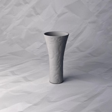 vase 329 blume pflanze schüssel halter unterstützung dekoration zuhause haus design gedruckt topf dekor 3d print model - Mito3D
