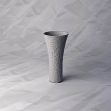 vazo 330 çiçek bitki çanak kulp destek dekorasyon ev tasarım basılı tencere dekor 3d print model - Mito3D