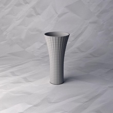 vase 336 flower plant bowl holder decoration design printed pot house decor 3d print model - Mito3D