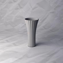 vaso 343 flor plantar tigela suporte decoração Projeto impresso Panela casa 3d print model - Mito3D