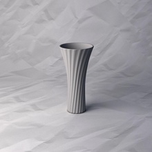 vaso 348 flor plantar tigela suporte decoração casa projeto impresso panela 3d print model - Mito3D