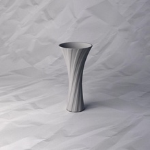 vaso 354 flor plantar tigela suporte decoração casa projeto impresso panela 3d print model - Mito3D