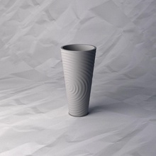 Vase 368 Blume Pflanze Schüssel Halter Unterstützung Dekoration Design gedruckt Topf Haus Dekor 3d print model - Mito3D