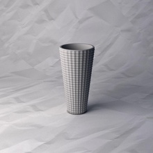 Vase 386 Blume Pflanze Schüssel Halter Unterstützung Dekoration Design gedruckt Topf Haus Dekor 3d print model - Mito3D