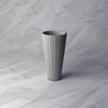 vase 388 flower plant bowl holder decoration design printed pot house decor 3d print model - Mito3D