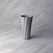 vaso 396 flor plantar tigela suporte decoração Projeto impresso Panela casa 3d print model - Mito3D