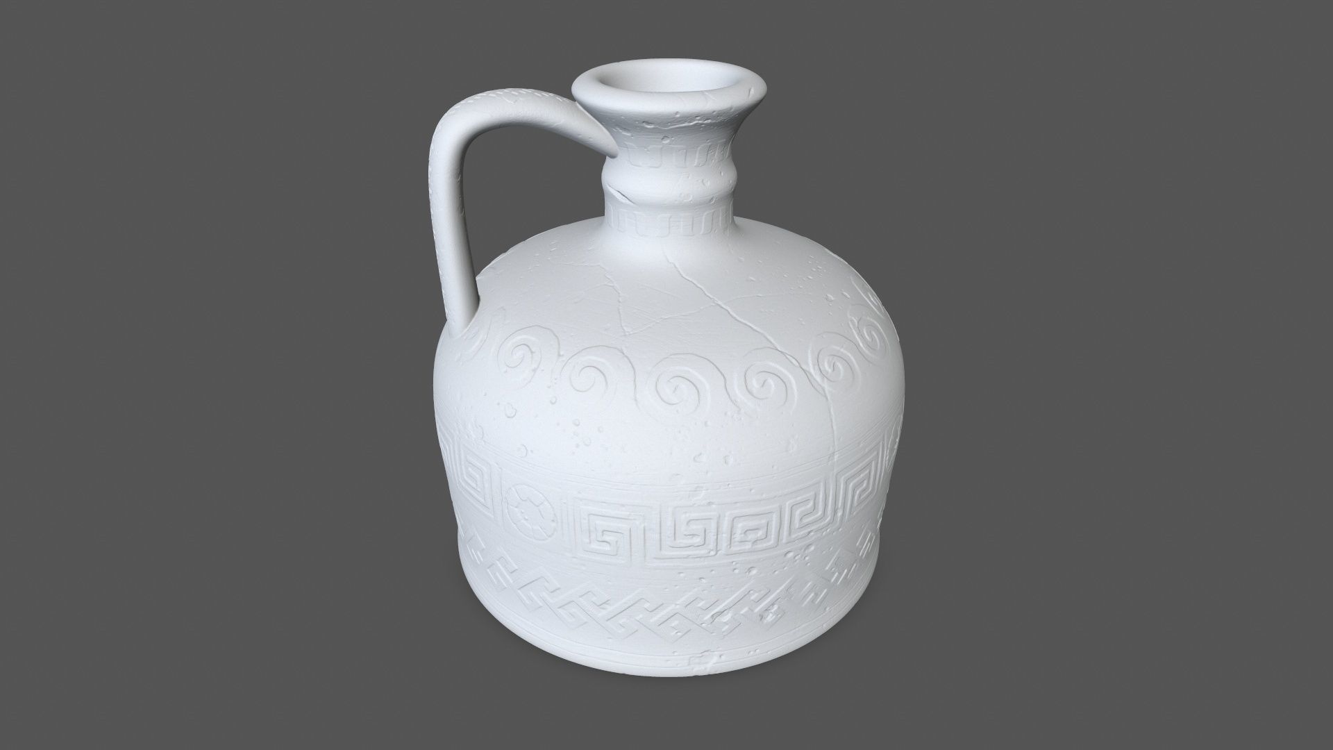 vase 4 pot jug carafe pitcher decanter stone old rome sculp sculptural sculpture jar general decor games toys other 3D print model - Mito3D