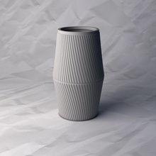 vase 402 flower plant bowl holder decoration design printed pot house decor 3d print model - Mito3D