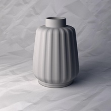 vase 406 flower plant bowl holder decoration design printed pot house decor 3d print model - Mito3D