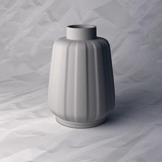 vase 407 flower plant bowl holder decoration design printed pot house decor 3d print model - Mito3D