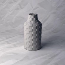 vaso 443 flor plantar tigela suporte decoração casa projeto impresso panela 3d print model - Mito3D