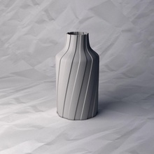 vase 455 flower plant bowl holder decoration design printed pot house decor 3d print model - Mito3D