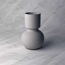 vase 460 flower plant bowl holder decoration design printed pot house decor 3d print model - Mito3D