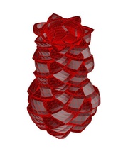 5-14 vazo ev hediye sanat Özet dekor aşk kutlama mevcut benzersiz 3d 3d print model - Mito3D
