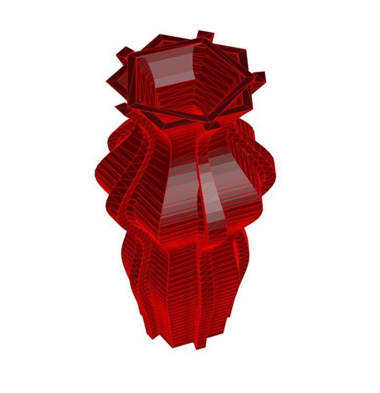vase 5-23 Haus Liebe Kunst abstract Geschenk feier Dekor vorhanden einzigartig 3d 3D print model - Mito3D