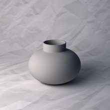 vase 500 flower plant bowl holder decoration home design printed pot house decor 3d print model - Mito3D