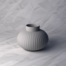 vase 501 flower plant bowl holder decoration design printed pot house decor 3d print model - Mito3D