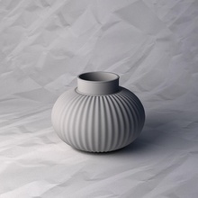 vase 502 flower plant bowl holder decoration design printed pot house decor 3d print model - Mito3D