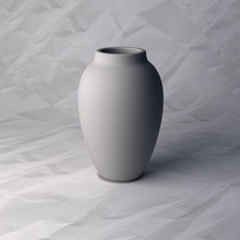 vase 505 flower plant bowl holder decoration design printed pot house decor 3d print model - Mito3D