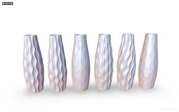 vase 5 3d print flowerpot tableware flower 3dprint houseware house accessories 3d print model - Mito3D
