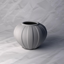 vase 520 flower plant bowl holder decoration design printed pot house decor 3d print model - Mito3D