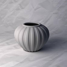 vase 521 flower plant bowl holder decoration home design printed pot house decor 3d print model - Mito3D