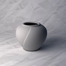 vase 529 blume pflanze schüssel halter unterstützung dekoration zuhause haus design gedruckt topf dekor 3d print model - Mito3D