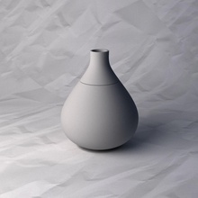 vase 530 flower plant bowl holder decoration design printed pot house decor 3d print model - Mito3D
