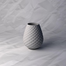 vase 540 flower plant bowl holder decoration design printed pot house decor 3d print model - Mito3D