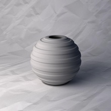 vase 560 flower plant bowl holder decoration design printed pot house decor 3d print model - Mito3D
