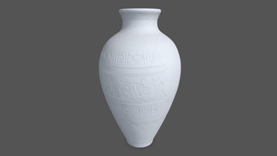 vase 6 pot jug carafe pitcher decanter stone old rome sculp sculptural sculpture jar general decor houseware games toys other 3d print model - Mito3D
